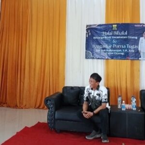 Anggota DPRD Loka Tresnajaya Hadiri Halal Bihalal dan Pelepasan Camat Cicurug