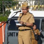Pimpin Apel Mingguan, Asisten Administrasi Umum Sekretariat Daerah Provinsi Lampung Tegaskan Disiplin ASN