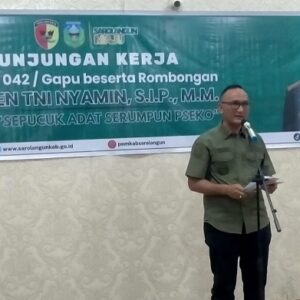 Bupati Sarolangun Sambut Danrem 042/Gapu, Perkuat Sinergi TNI dan Pemda Dorong Pembangunan Daerah