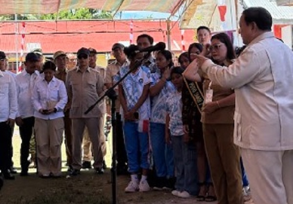 Dampingi Presiden Prabowo ke Miangas