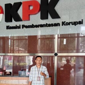 Datangi Gedung KPK, Agus Pubian Laporkan Dugaan Korupsi Oknum Pejabat Lampung Tengah