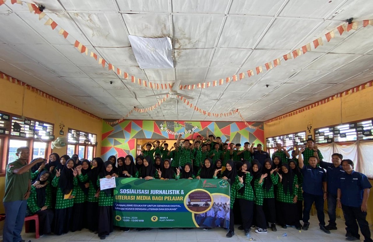 FORJIAS Latih Siswa MAN 4 Aceh Selatan Dasar-Dasar Jurnalistik