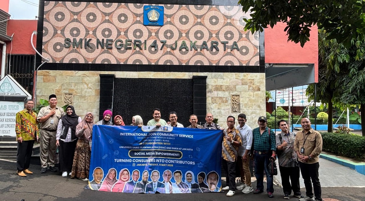 Fikom UMB Intervensi Literasi Digital di SMKN 47 Jakarta