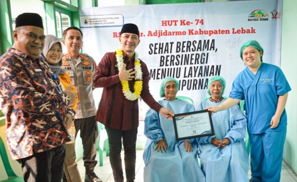 Hadiri HUT ke-74 RSUD dr Adjidarmo