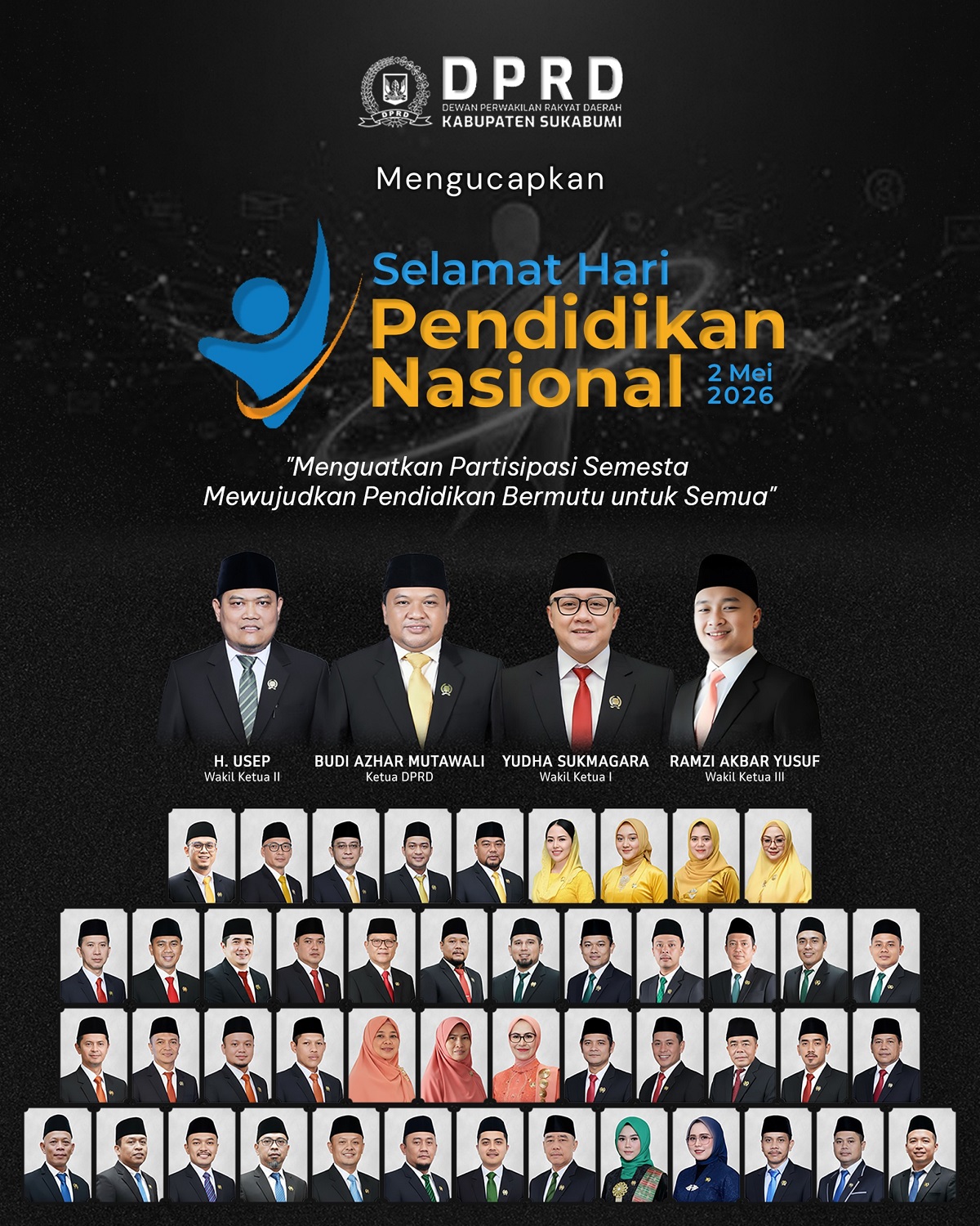 Hardiknas 2026, DPRD Kabupaten Sukabumi Dorong Pendidikan Inklusif dan Transformasi Digital