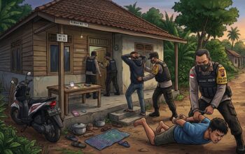 Jajaran Polsek Jelai Hulu Ketapang Tangkap Dua Terduga Pengedar Sabu