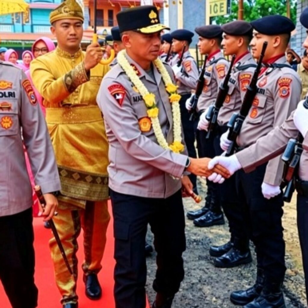 Kunker ke Aceh Tamiang, Kapolda Aceh Tinjau Progres 216 Unit Huntap Polri