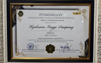 Kejati Lampung Raih Juara I Nasional Komjak RI 2026