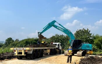 Kementerian PU Pasang Jembatan Bailey 90 Meter di Brebes