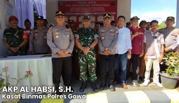 Keren! Poskamling Sipakainga Gowa Wakili Polres di Lomba Siskamling Polda Sulsel