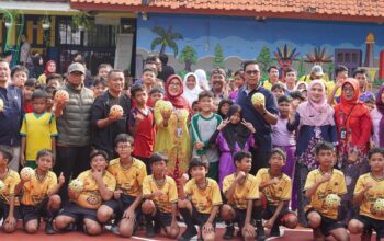 Ketua PSTI Jakarta Barat Buka Sosialisasi Sepak Takraw untuk Guru dan Siswa SD se-Grogol Petamburan