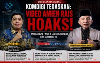 Komdigi Tegaskan Video Amien Rais Hoaks