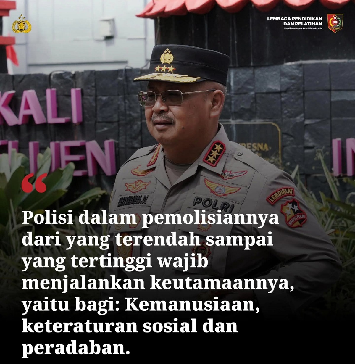 Lemdiklat Polri dan Spirit Merawat Kebhinekaan