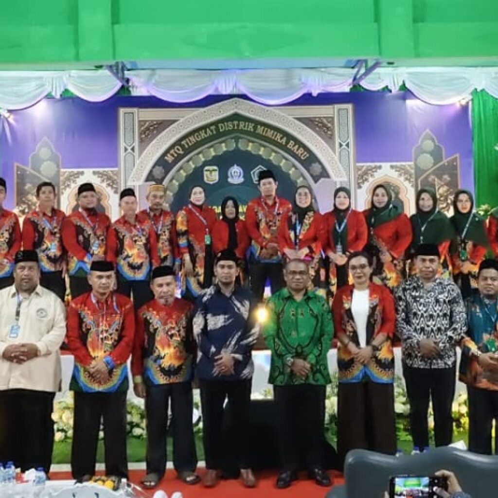 MTQ Perdana Distrik Mimika Baru Resmi Dibuka, 130 Peserta Siap Bersaing Menuju MTQ Kabupaten Mimika 2026