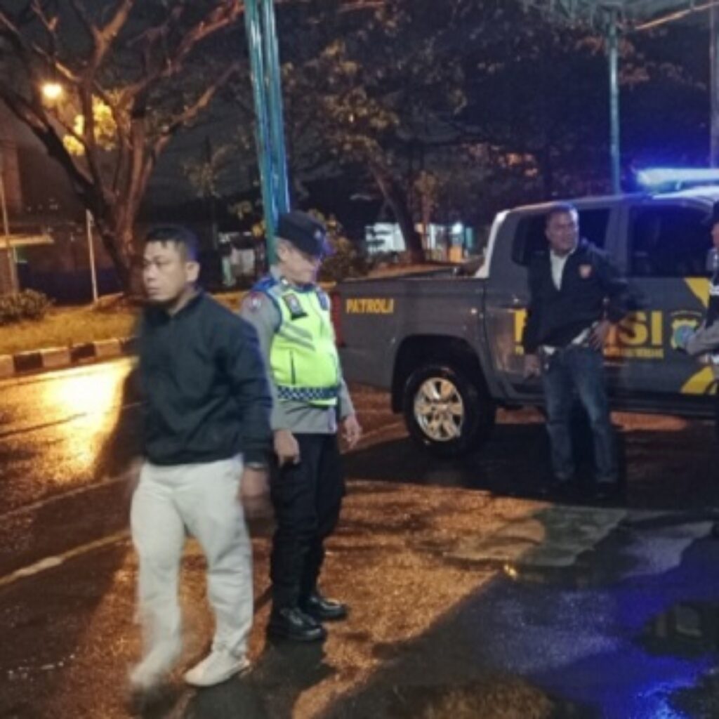 Patroli Blue Light Polresta Deli Serdang, Sisir Jalur Rawan Kriminalitas hingga Permukiman Warga