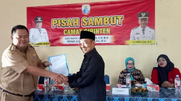 Pisah Sambut Camat Cirinten Lebak