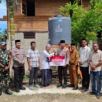 Atasi Krisis Air Bersih, Polda Aceh Serahkan Bantuan Sumur Bor ke YPI Darul Istiqamah Aceh Jaya