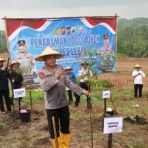 Polda Banten dan Polres Lebak Tanam 1.000 Pohon, Dukung Gerakan Indonesia Asri dan Pelestarian Lingkungan