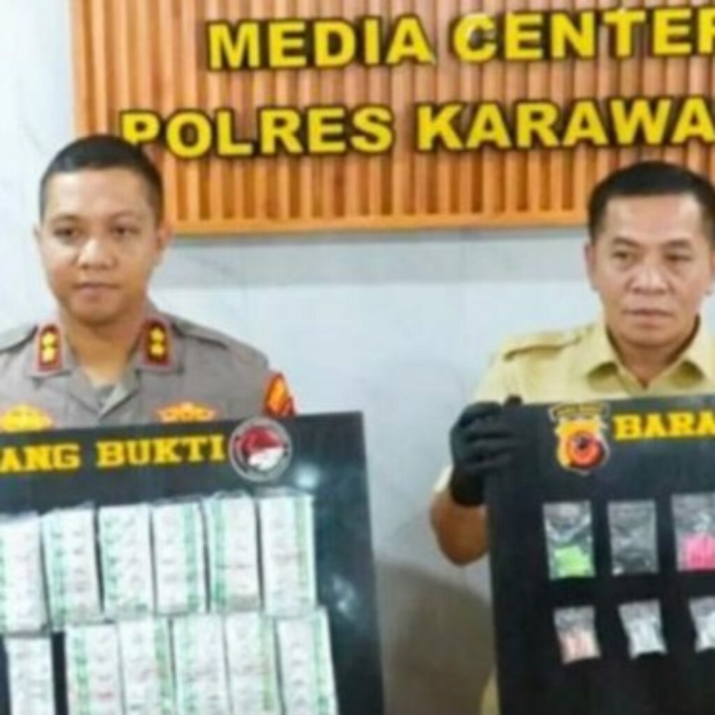 Gercep, Polres Karawang Bekuk Kurir Narkoba Lintas Wilayah