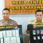 Polres Karawang Bekuk Kurir Narkoba Lintas Wilayah