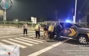 Polresta Deli Serdang Intensifkan Patroli Blue Light