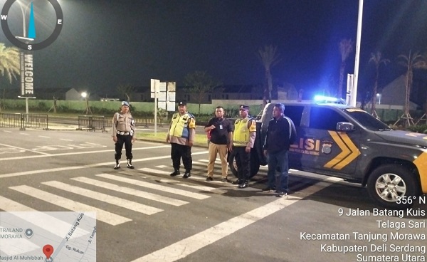 Polresta Deli Serdang Intensifkan Patroli Blue Light
