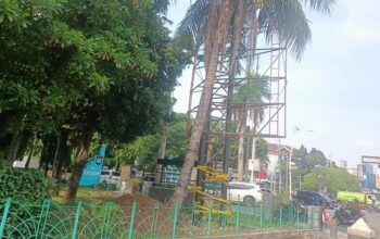 Reklame Tiang Tunggal di Kembangan Selatan Disorot
