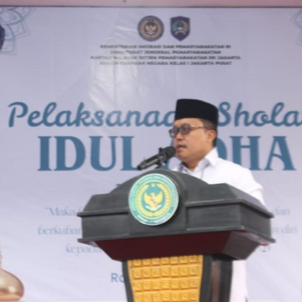Rutan Kelas I Jakarta Pusat Rayakan Iduladha 1447 H dengan Sholat Ied dan Penyembelihan Kurban