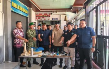 Rutan Kelas IIB Sabang Gelar Razia Gabungan, Pastikan Blok Hunian Bersih dari HP Ilegal dan Narkoba