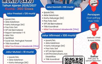 SPMB SMAN 1 Tulang Bawang Tengah 2026 Dibuka 2 Juni