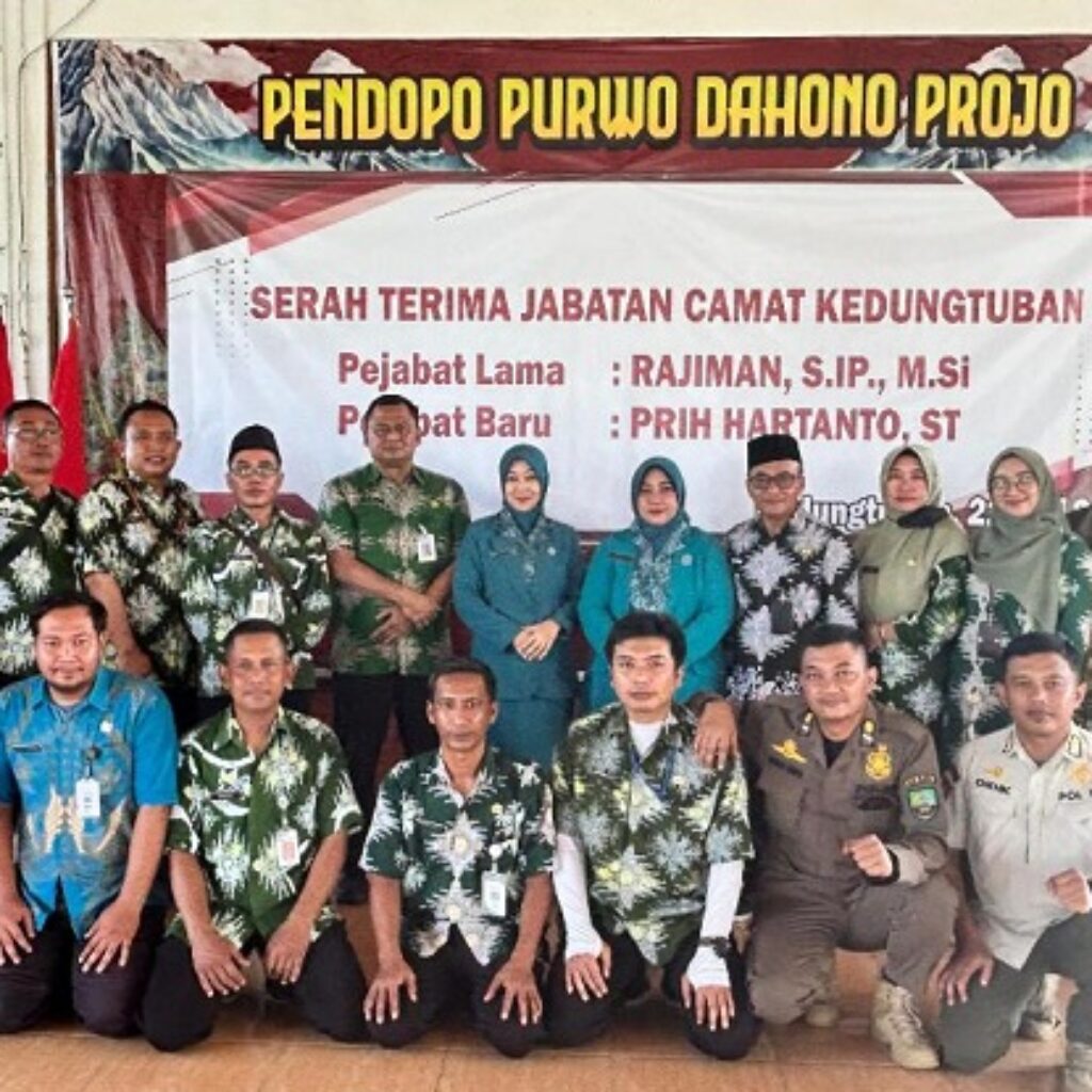 Sertijab Camat Kedungtuban, Prih Hartanto Resmi Gantikan Rajiman