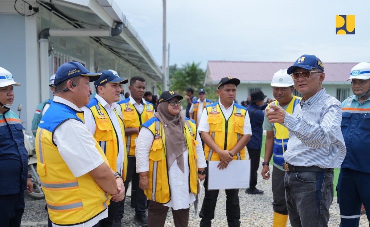 Tinjau Hunian Pascabencana di Aceh Tamiang
