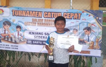 Turnamen Catur Hardiknas 2026 Blora Sukses Digelar