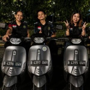 Touring Motor Listrik Green Ride 2026 Ramai, Driver Ojol Kampanyekan Transportasi Hijau