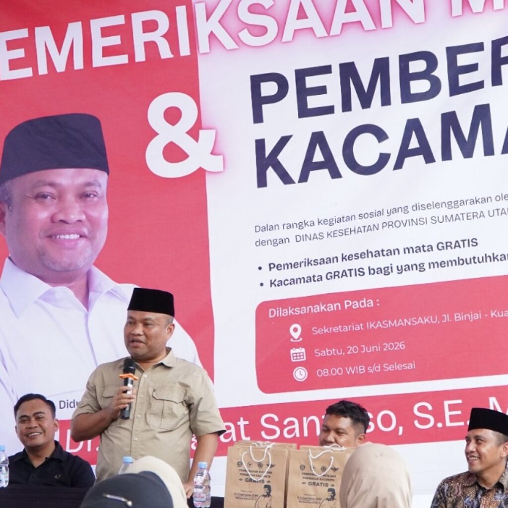 1.000 Warga Langkat Antusias Ikuti Pemeriksaan Mata dan Pembagian Kacamata Gratis