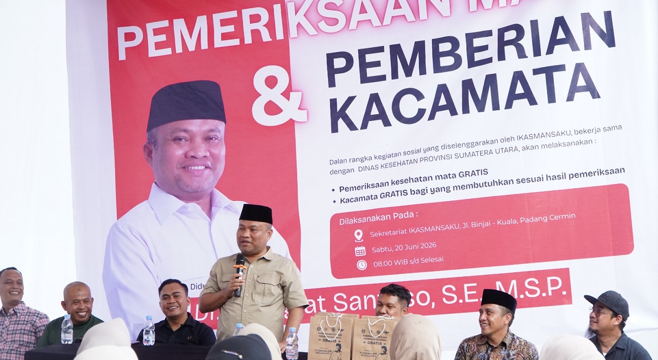 1.000 Warga Langkat Antusias Ikuti Pemeriksaan Mata