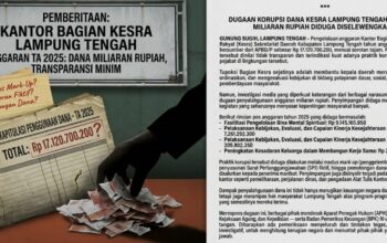 17 Miliar Dana Kesra Lampung Tengah Jadi Sorotan