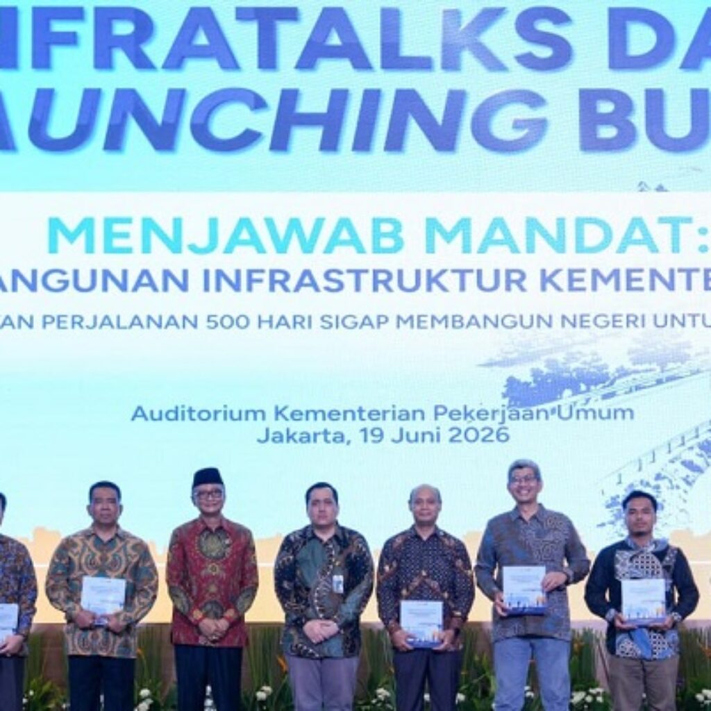 500 Hari Kabinet Merah Putih, Kementerian PU Luncurkan Buku Pembangunan Infrastruktur, Menteri Dody: Bukti Kerja Nyata untuk Rakyat