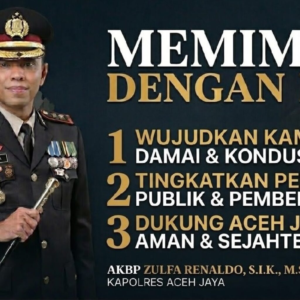 AKBP Zulfa Renaldo Perkuat Pendekatan Humanis dalam Memimpin Polres Aceh Jaya