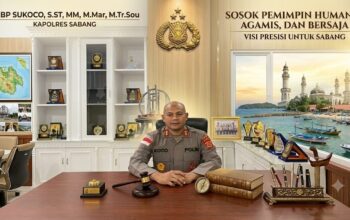 AKBP. Sukoco Sosok Kapolres Sabang Inspiratif Dicintai Masyarakat dan Ulama
