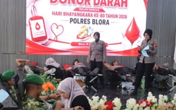 Aksi Donor Darah HUT ke 80 Bhayangkara