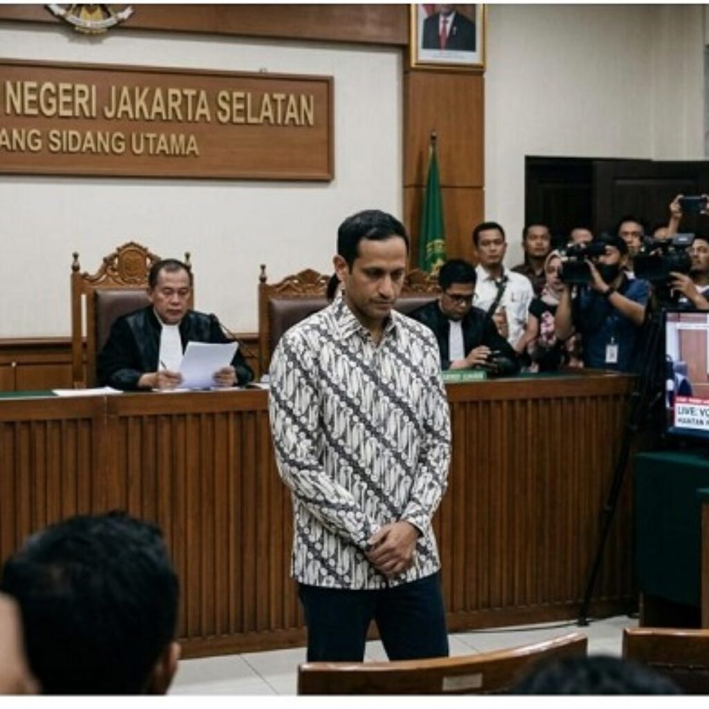 Dalam Kasus Korupsi Chromebook, Nadiem Makarim Divonis 10 Tahun Penjara dan Didenda Rp1 Miliar