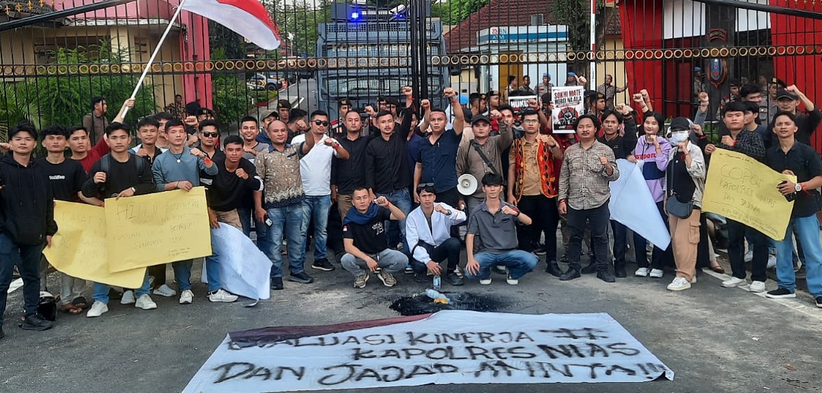 Demo di Polda Sumut
