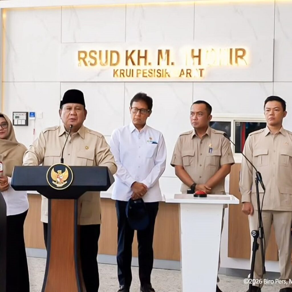 Didampingi Gubernur Lampung, Prabowo Resmikan RSUD KH Muhammad Thohir Senilai Rp152,99 Miliar