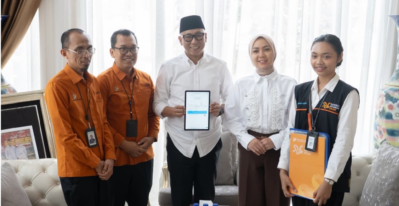 Gubernur Lampung Ajak Pelaku Usaha Sukseskan Sensus Ekonomi 2026