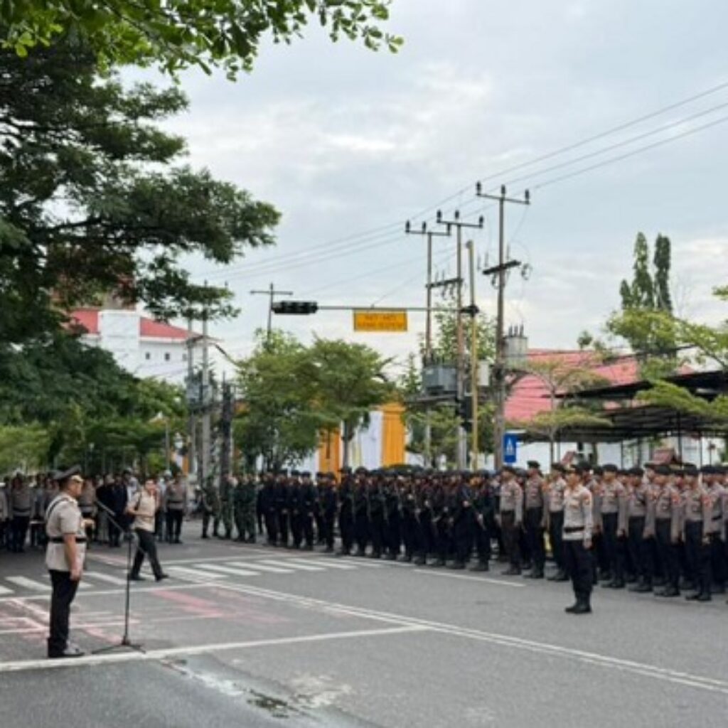 Jelang Puncak Bakar Tongkang 2026, Polres Rokan Hilir Gelar Apel dan TFG, Perketat Pengamanan Wisatawan