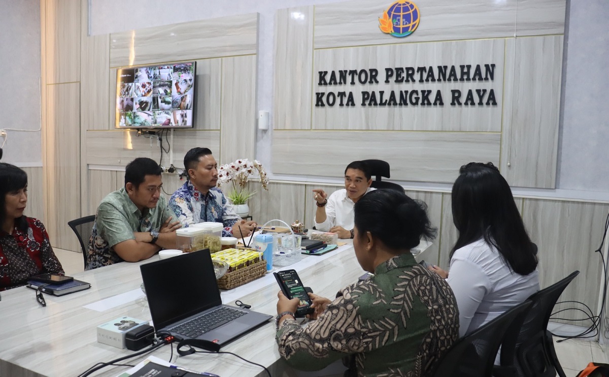 Kantah Palangka Raya Terima Kunjungan Inspektorat ATR/BPN