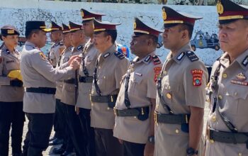Kapolres Fakfak Lantik Pejabat Utama dan Kapolsek Jajaran