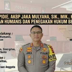 Kapolres Pidie AKBP Jaka Mulyana Perkuat Kamtibmas dengan Pendekatan Humanis dan Berkeadilan