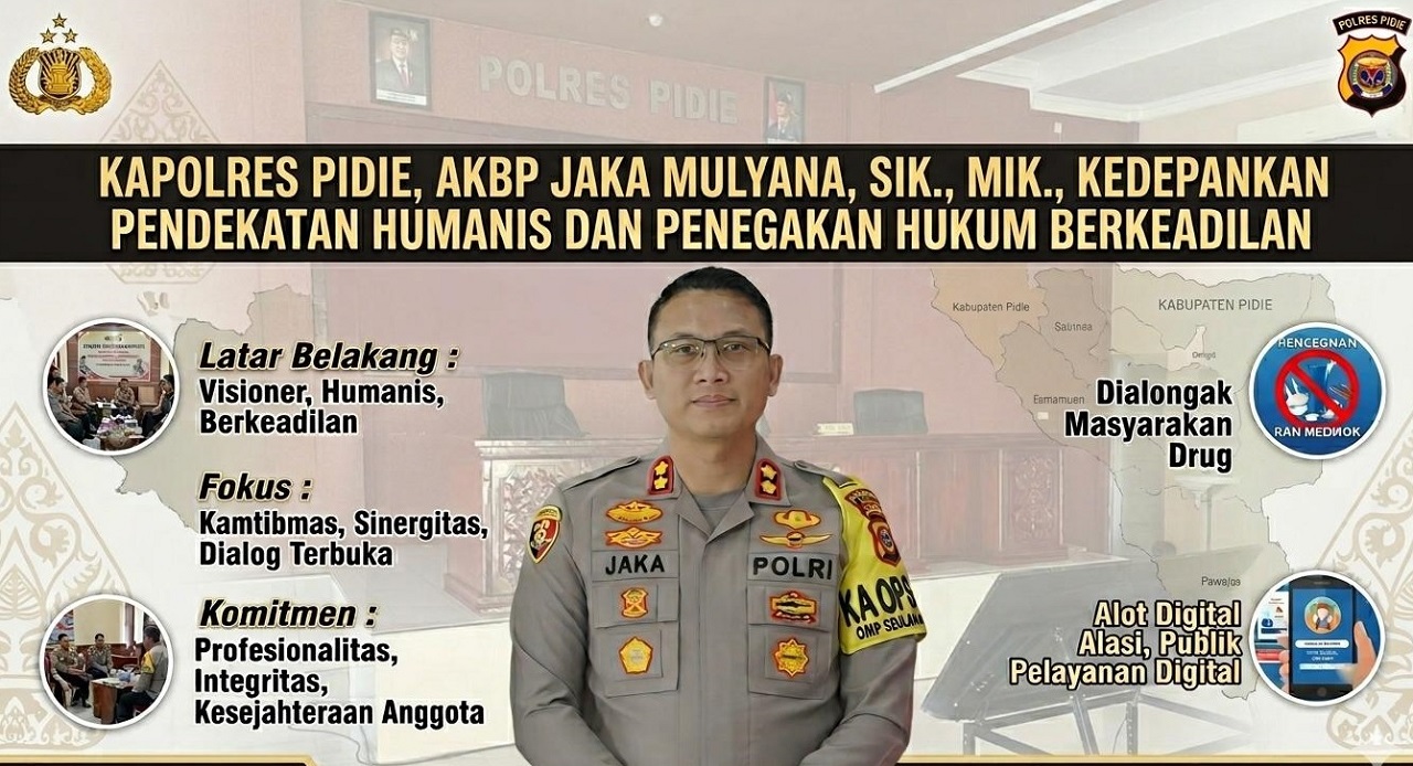Kapolres Pidie AKBP Jaka Mulyana Perkuat Kamtibmas